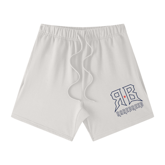 RARE BREED Unisex Earth Tone Loose Fit Cotton Shorts