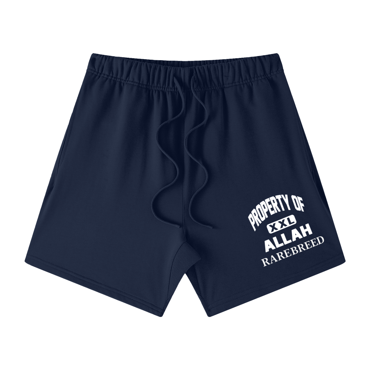 RARE BREED Unisex Earth Tone Loose Fit Cotton Shorts