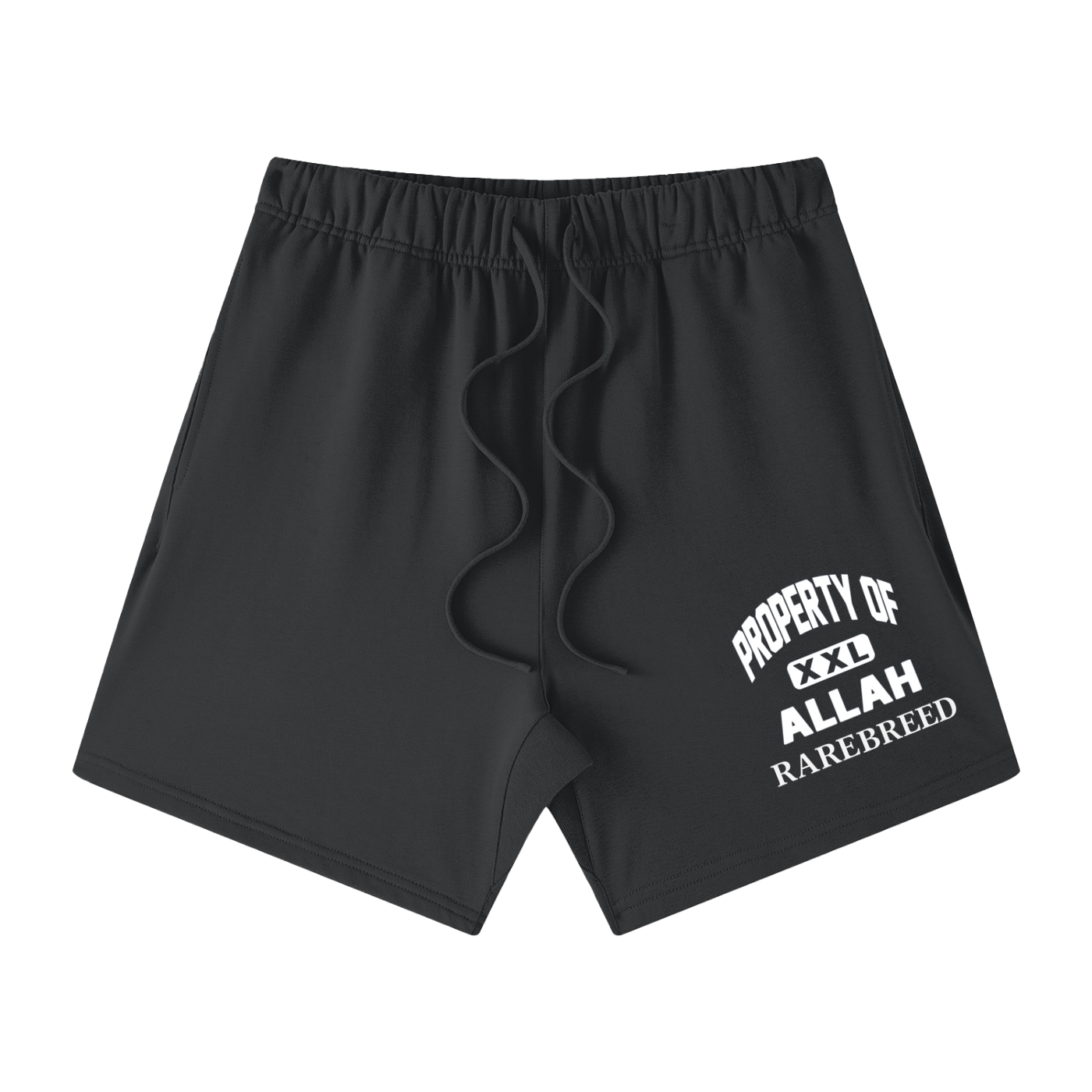 RARE BREED Unisex Earth Tone Loose Fit Cotton Shorts