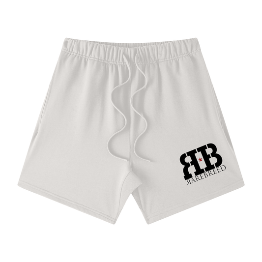 RARE BREED Unisex Earth Tone Loose Fit Cotton Shorts