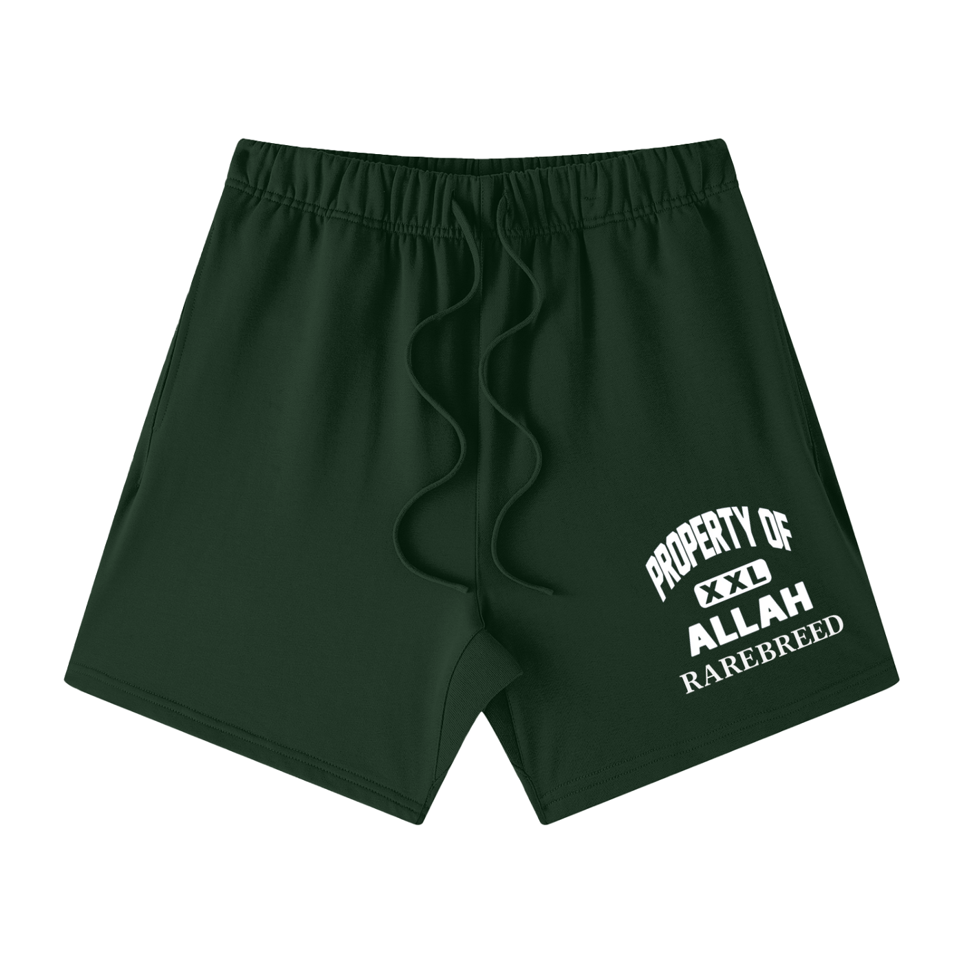 RARE BREED Unisex Earth Tone Loose Fit Cotton Shorts