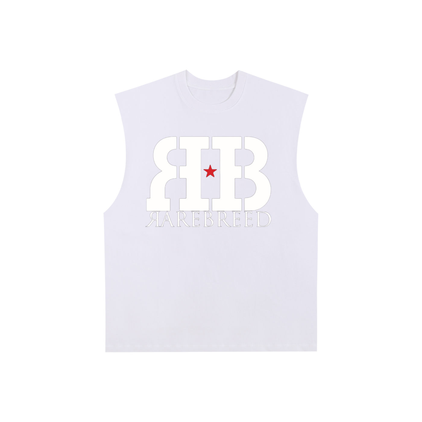 Raw Edge Cotton Tank Top