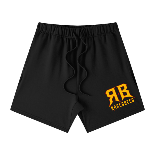 RARE BREED Unisex Earth Tone Loose Fit Cotton Shorts